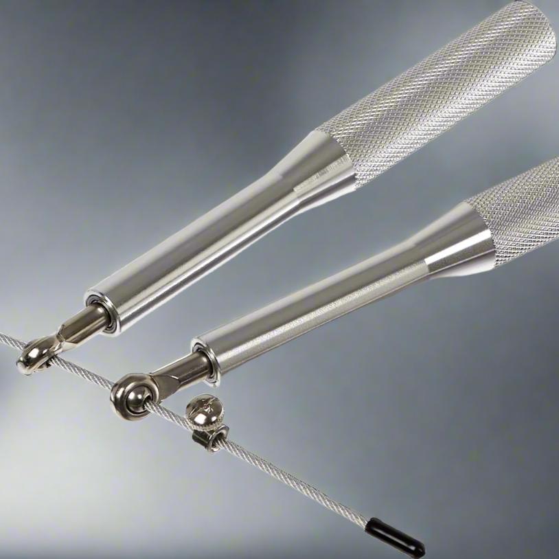 Corde à Sauter - JumpRopeCrossfit™ - Argent - Boost ta Forme