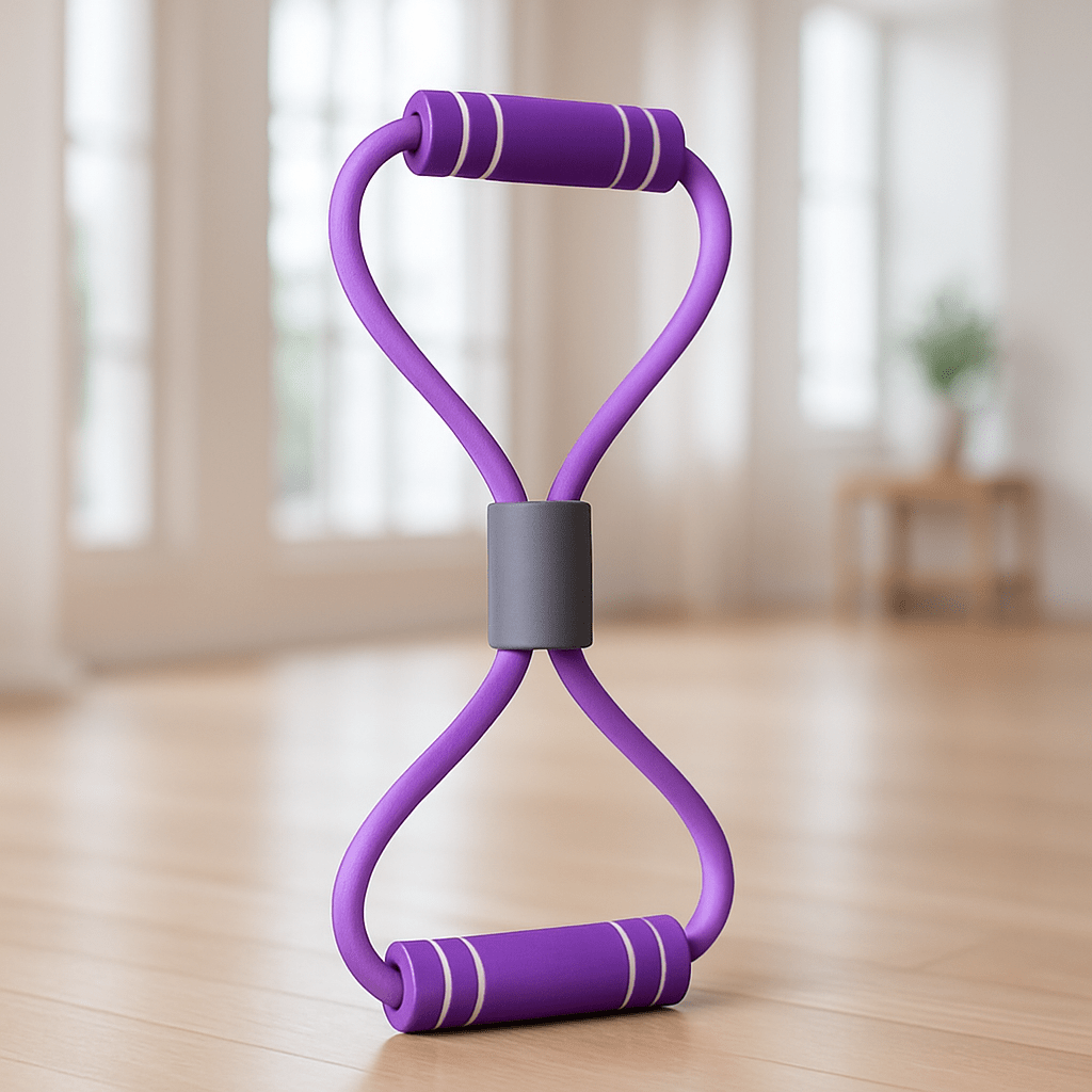 Élastique musculation FlexiFit forme de 8 seul couleur mauve