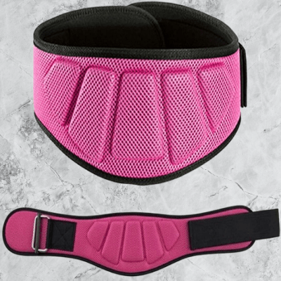 Ceinture pour la musculation - FitnessWaistBelts™ - Rose - Boost ta Forme