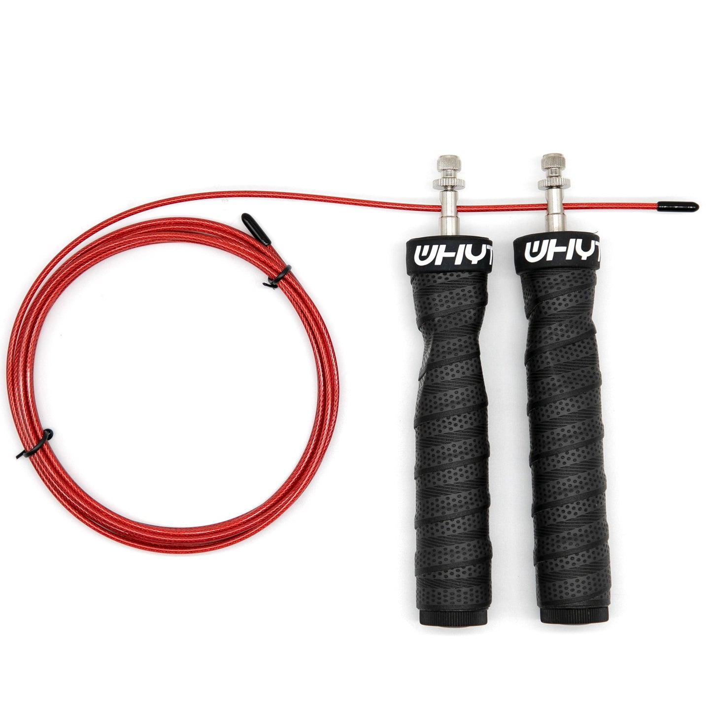 corde à sauter Crossfit noir seul corde rouge