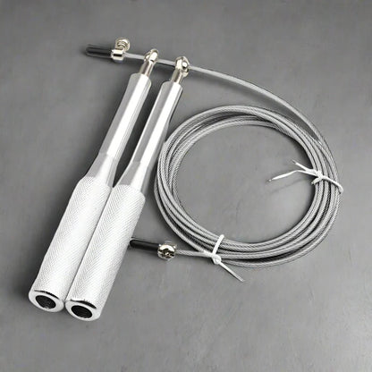 Corde à Sauter - JumpRopeCrossfit™ - Argent - Boost ta Forme
