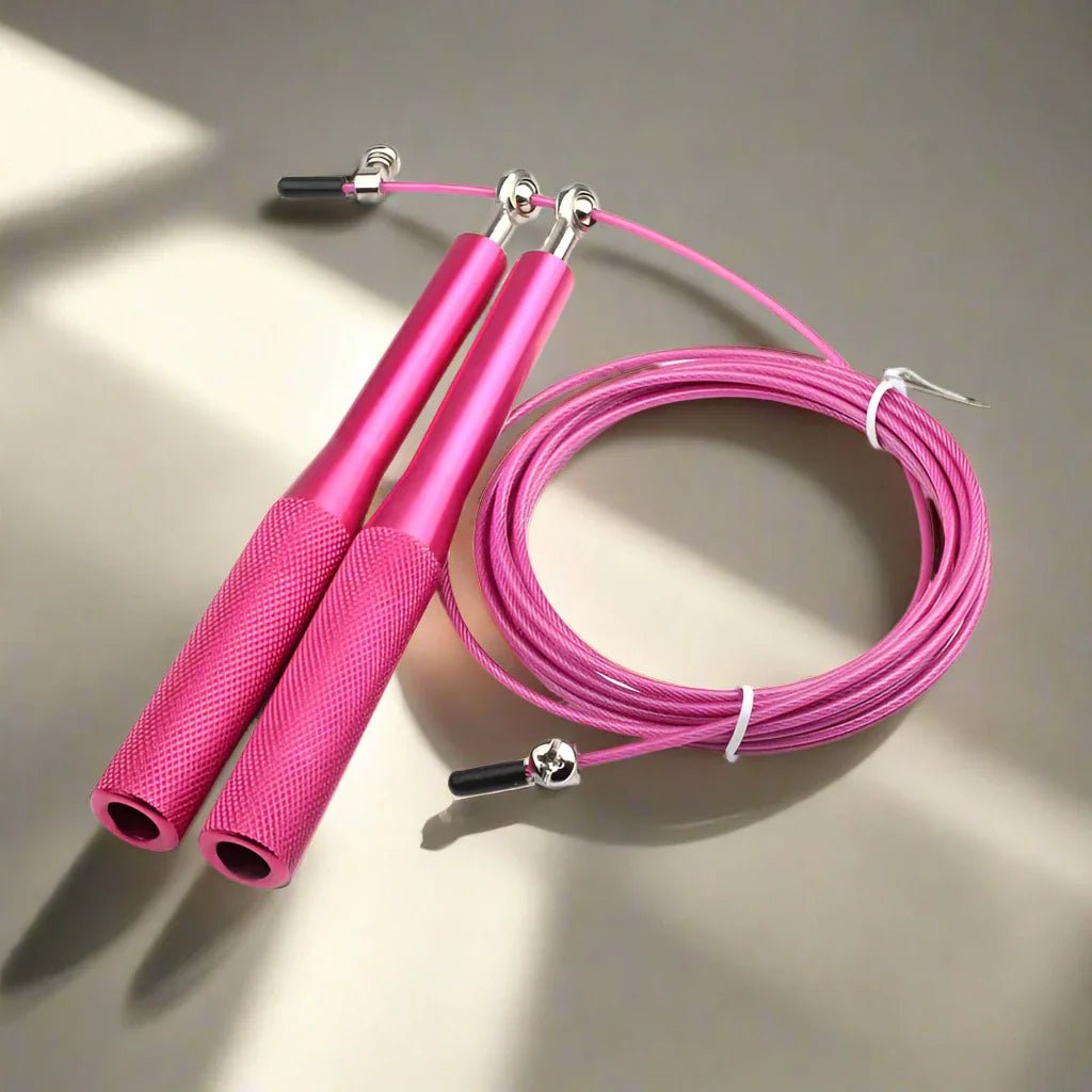 Corde à Sauter - JumpRopeCrossfit™ - Rose - Boost ta Forme
