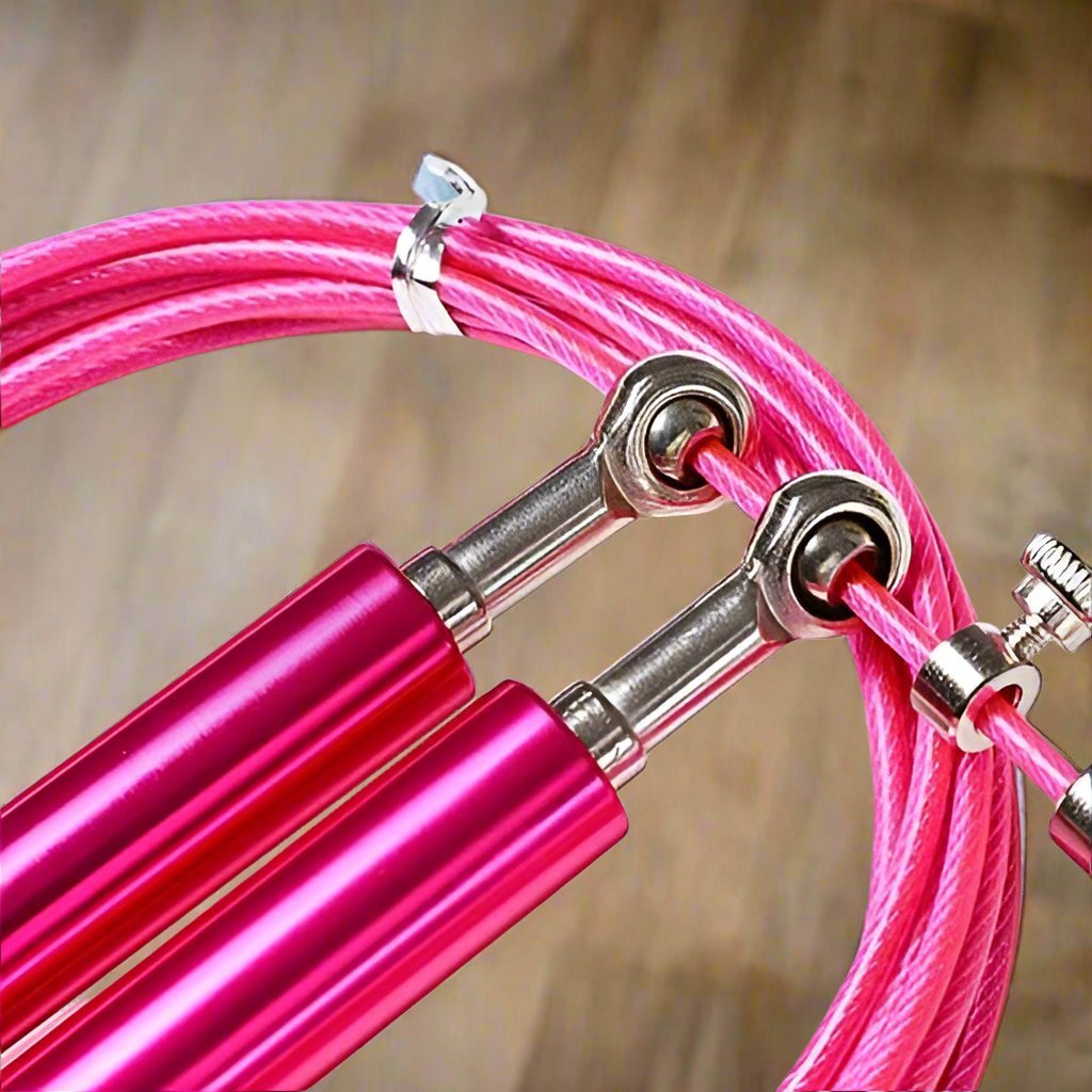 Corde à Sauter - JumpRopeCrossfit™ - Rose - Boost ta Forme
