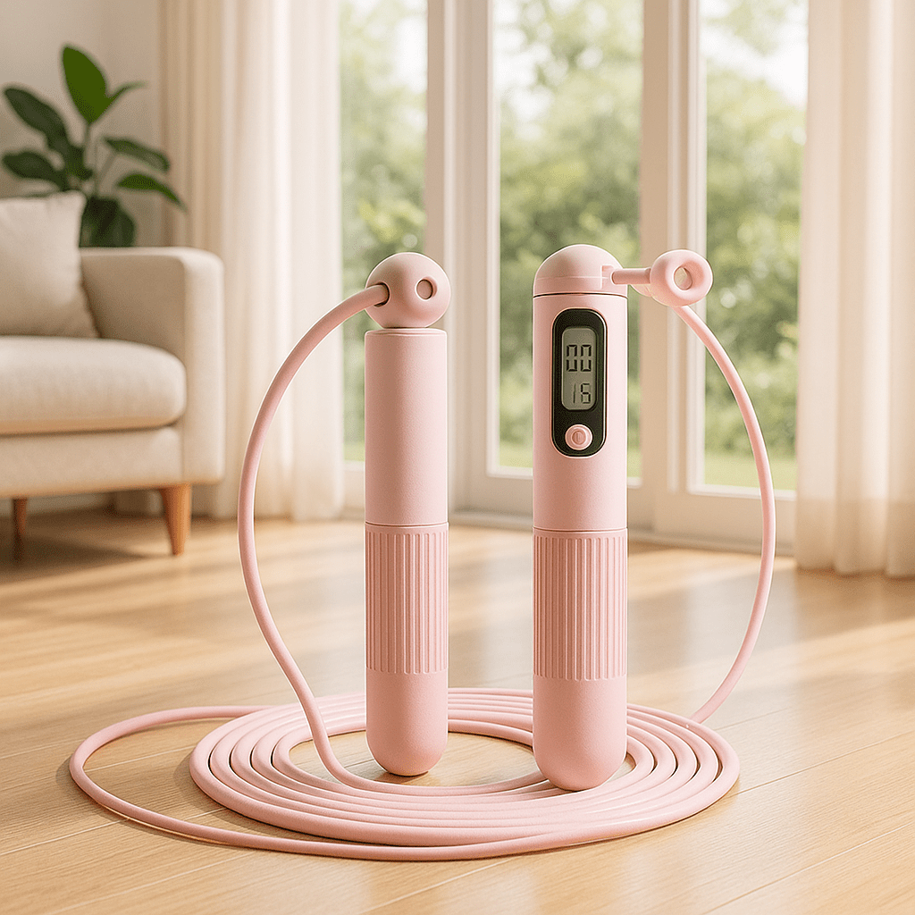 corde a sauter ergonomique pour senior