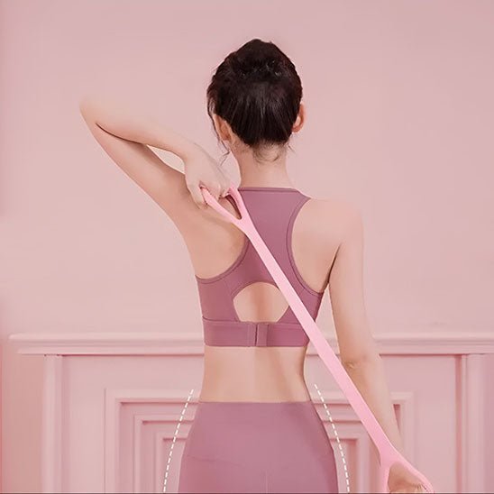 Elastique musculation - Posturafit -Etirement bras dans le dos 